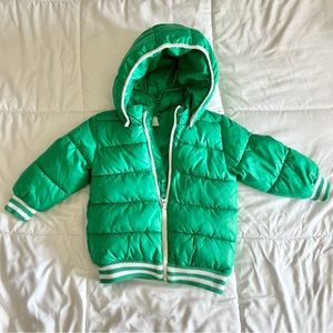 H&M TODDLER RETRO PUFFER JACKET 1.5-2YRS